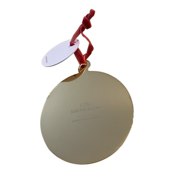 Anthropologie Lou Benesch Zodiac Ornament Gold Plated "Sagittarius" NWT - Picture 4 of 4